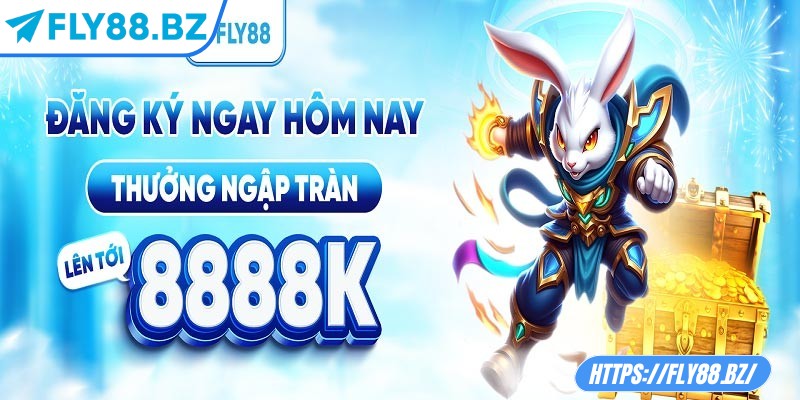 Đăng Ký Fly88 – Bước khởi đầu trải nghiệm cá cược đỉnh cao 2 Sau khi đăng ký Fly88 thành công, hội viên sẽ nhận thưởng lên tới 8888k